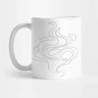 Abstract with Wavy Stains Mug